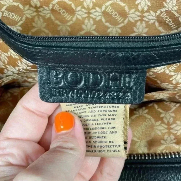 Bodhi‎ Black Pebbled Leather Tote Bag - Picture 6 of 8